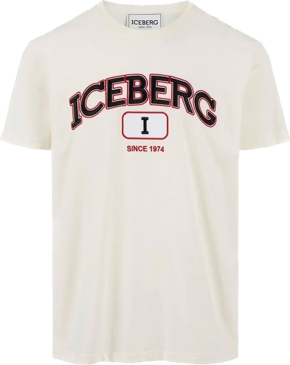 Iceberg Tee Big I Logo Crème Beige