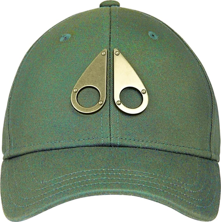 Moose Knuckles Fashion Logo Cap Forresthill Nickel Groen