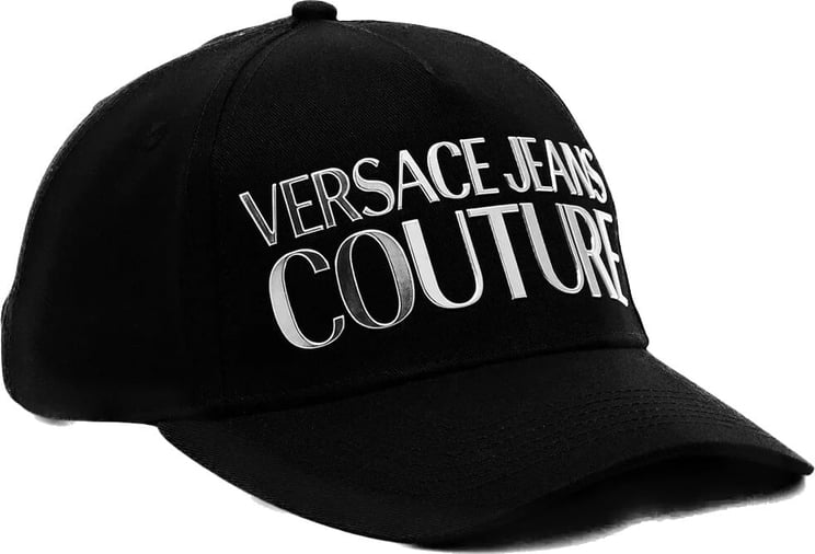 Versace Jeans Couture Cap Thicker Print Black Silver Zwart
