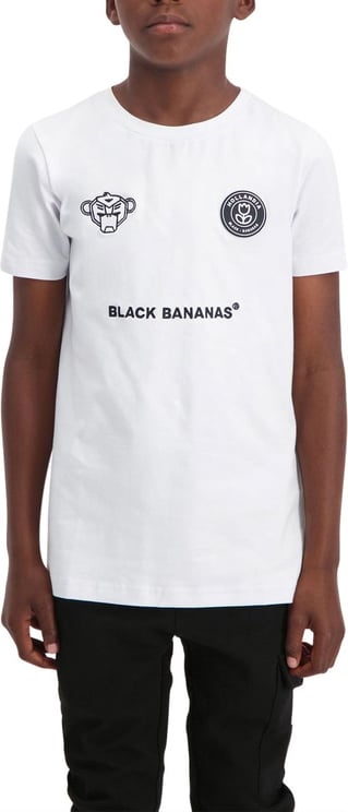Black Bananas Jr. F.c. Basic Tee Wit