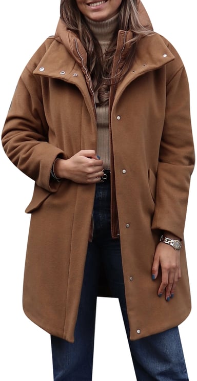 Woolrich Kuna IN Parka Dark Camel Beige