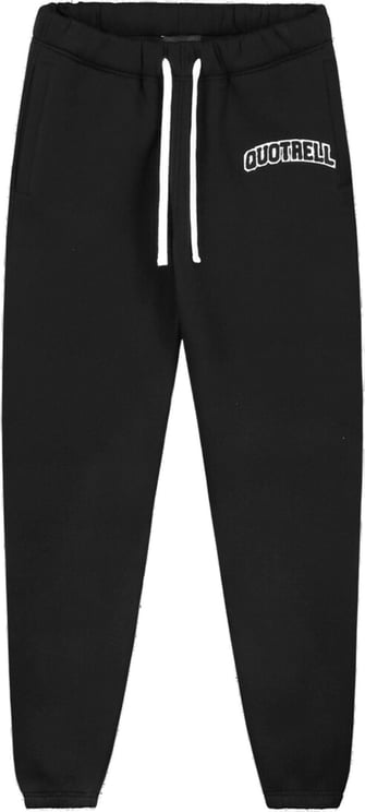Quotrell University Pants | Black/white Zwart