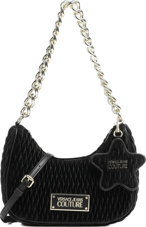 Versace Jeans Couture Crunchy Velvet Bag Zwart