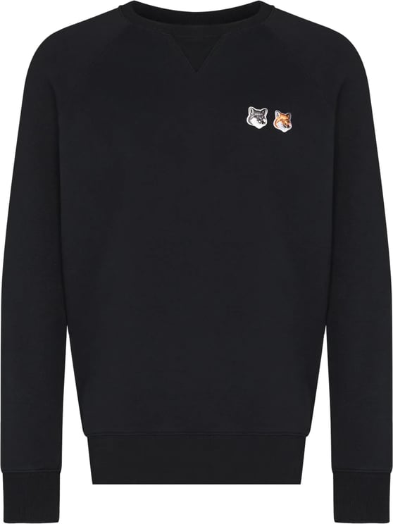 Maison Kitsuné Double Fox Head Patch Classic Sweatshirt - Anthracite Grijs