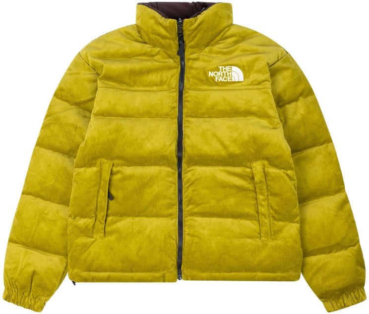 Green and brown north face puffer Clearance