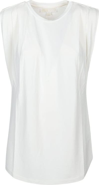 Michael Kors Sleeveless T-shirt White Wit