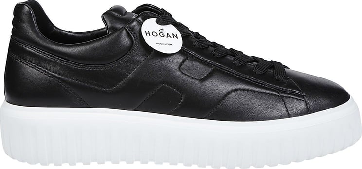 HOGAN H-stripes Sneakers Black Zwart