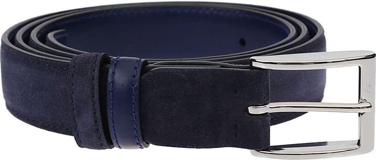 HOGAN Adjustable Double Belt Blue Blauw