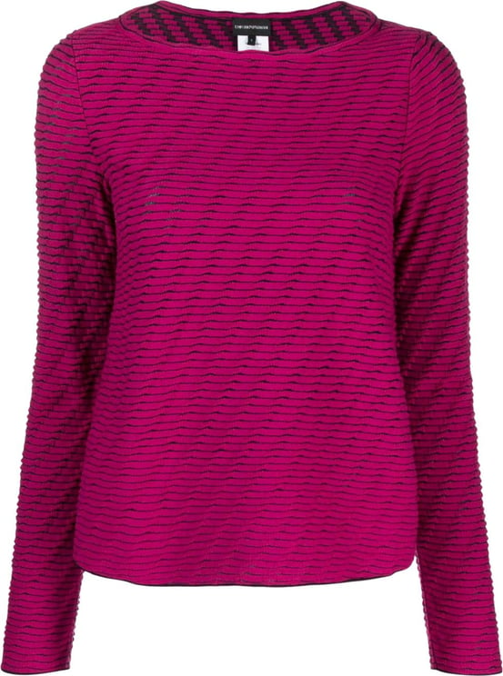 Emporio Armani Sweaters Fuchsia Pink Roze
