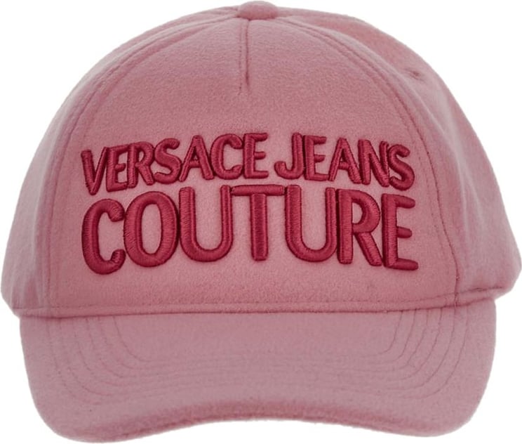 Versace Jeans Couture Embossed Logo Embroidery Baseball Cap Roze