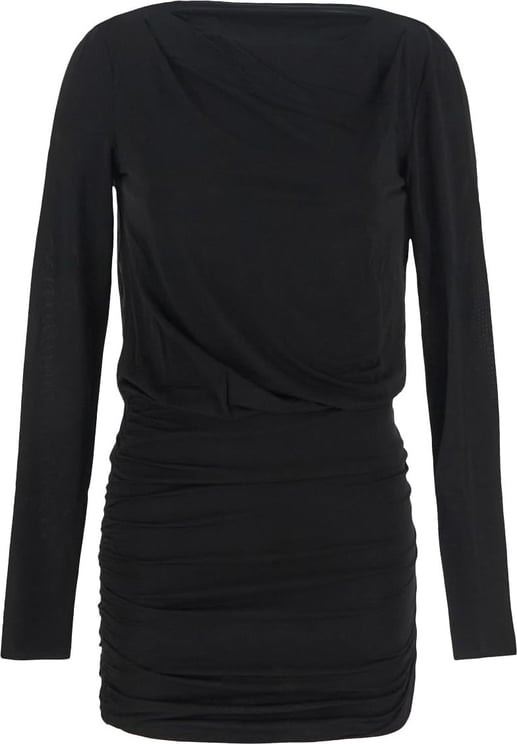 Versace Jeans Couture Cowl Back Mini Dress Zwart