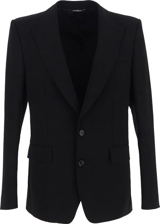 Dolce & Gabbana Wool Jacket Zwart