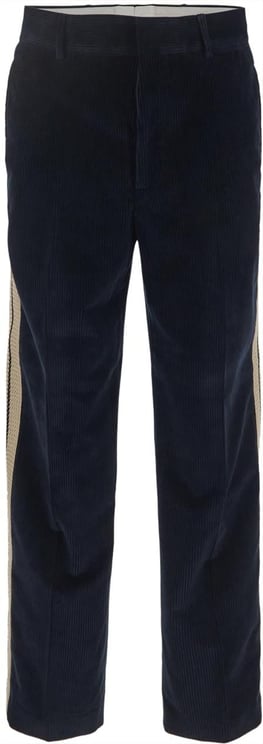 Palm Angels Corduriy Suit Tape Trousers Blauw