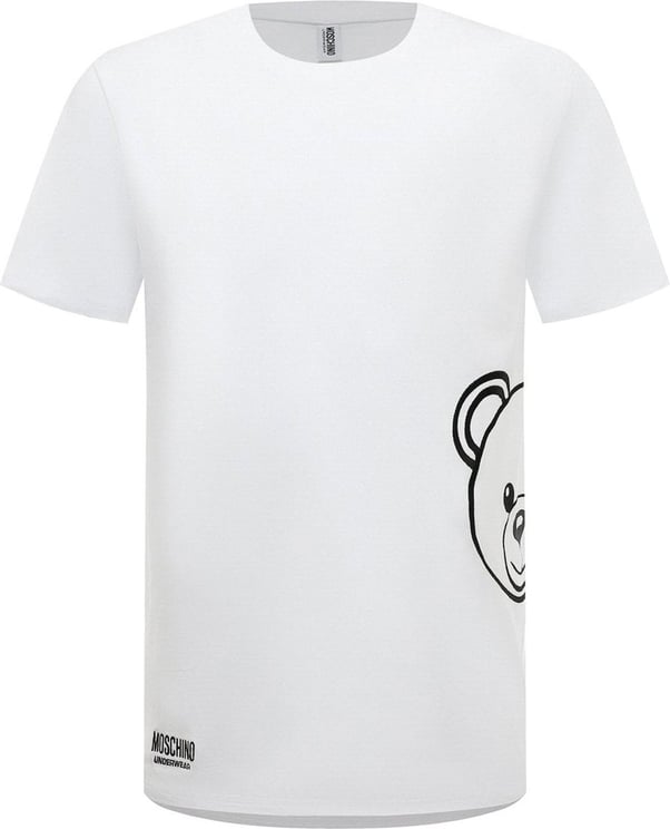 Moschino Moschino Underwear Teddy Cotton T-Shirt Wit