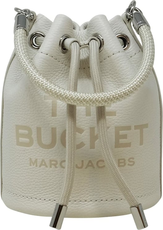 Marc Jacobs MARC JACOBS 2S3HCR056H03 140 WHITE LEATHER THE MICRO BUCKET BAG Wit