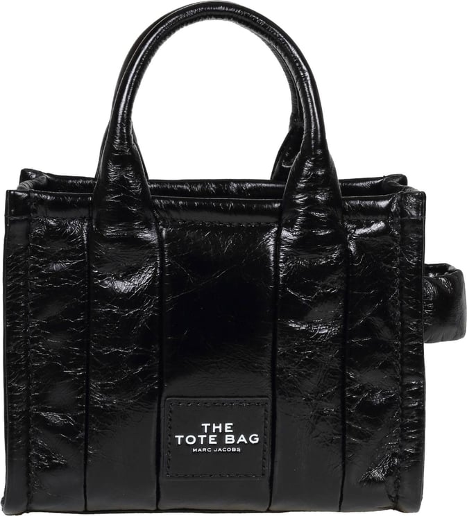 Marc Jacobs Marc jacobs the micro tote in black padded leather Zwart