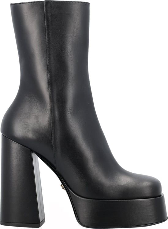 Versace Metallic aevitas platform boots Zwart
