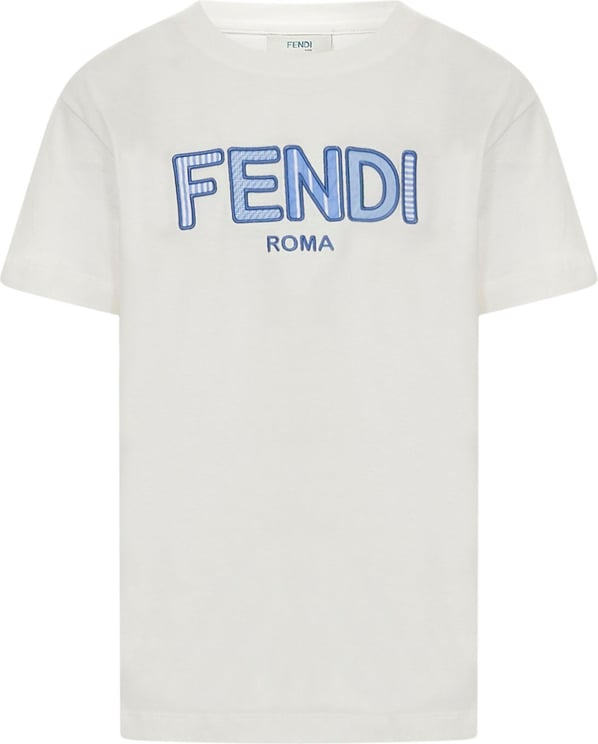 Fendi FENDI KIDS T-shirts and Polos White Wit