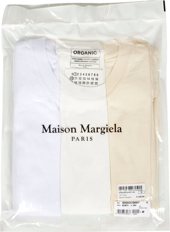 Maison Margiela Maison Margiela T-shirts and Polos White Wit