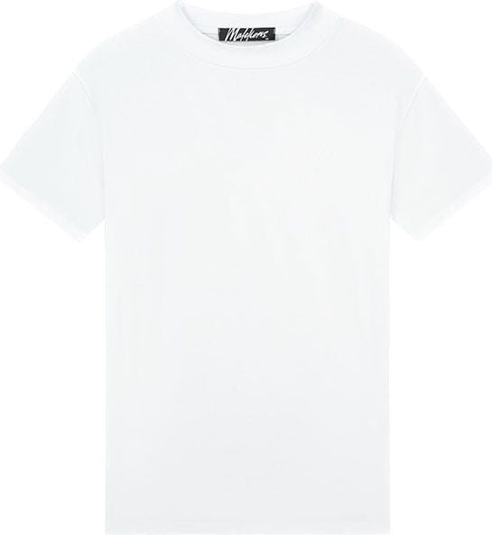 Malelions Men Patchwork T-Shirt - White Wit