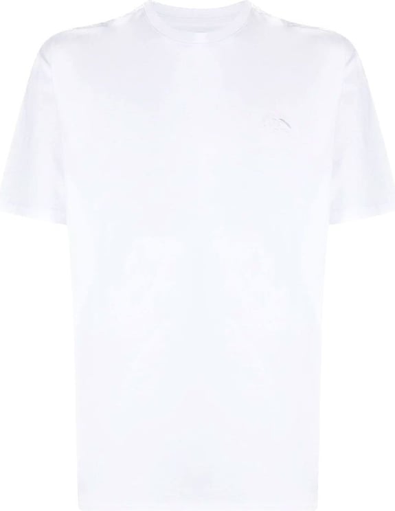 Alexander McQueen logo-embroidered cotton T-shirt Wit