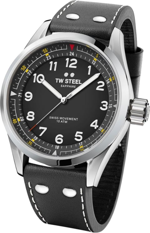 TW Steel Swiss Volante SVS103 horloge 45mm Zwart