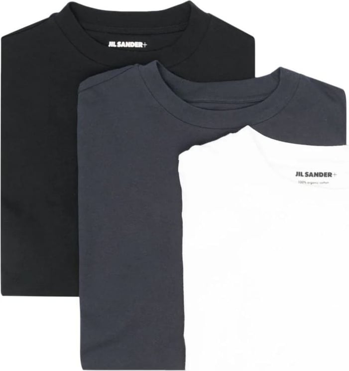 Jil Sander logo-patch organic-cotton T-shirt Divers