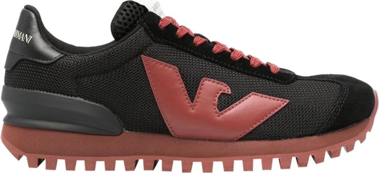 Emporio Armani Sneakers Bordeaux Red Rood