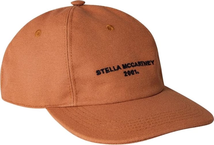 Stella McCartney Eco Cotton Logo Baseball Cap Bruin