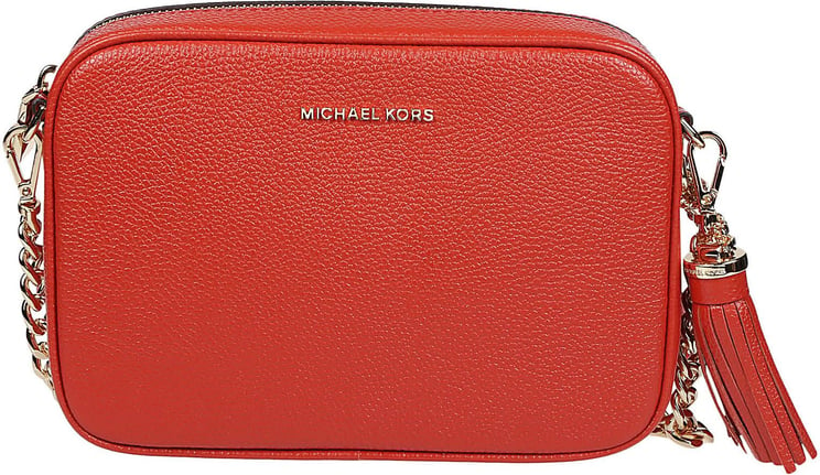 Michael Kors Medium Ginny Camera Bag Red Rood