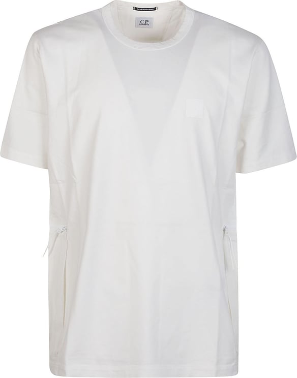 CP Company Metropolis Mercerized Jersey T-shirt White Wit