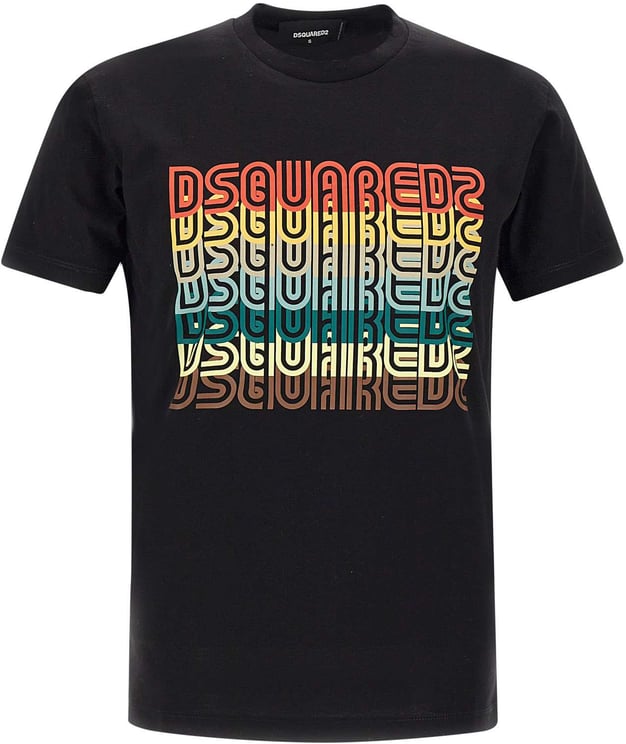 Dsquared2 T-shirts And Polos Black Zwart