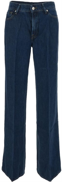 7 For All Mankind Lotta Flared Jeans Blauw