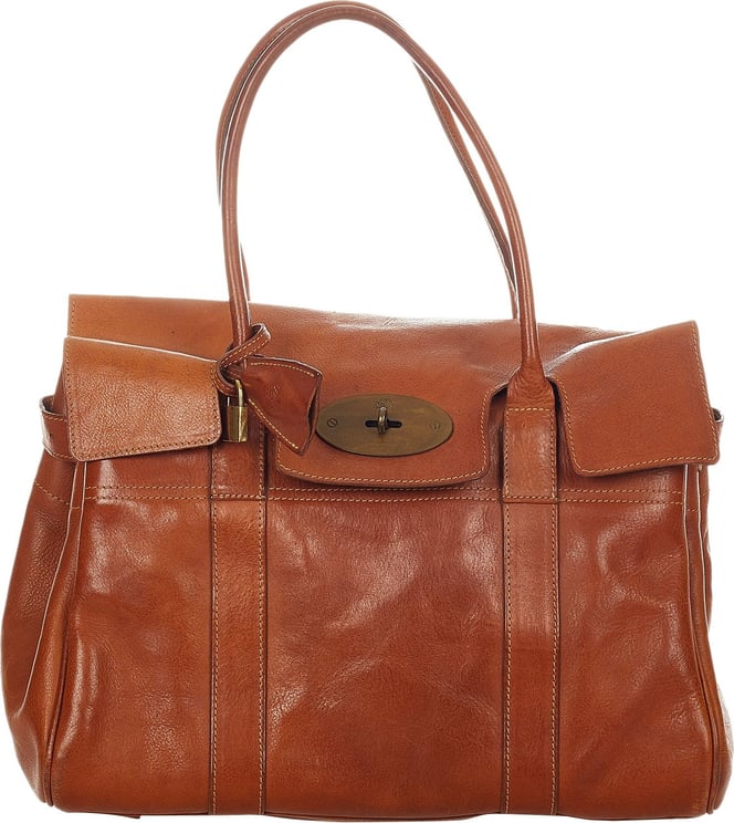Mulberry Bayswater Leather Tote Bag Bruin