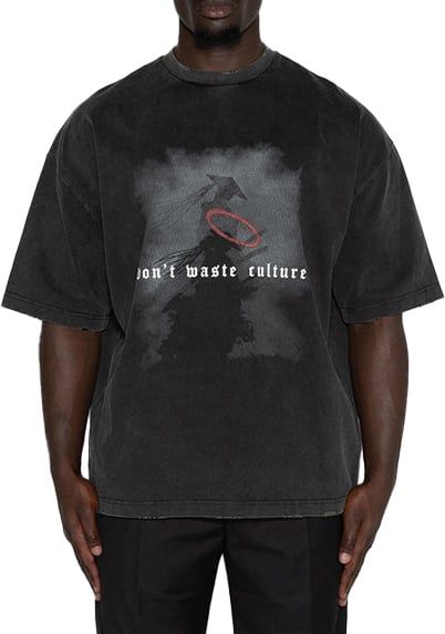 Don't Waste Culture Don't Waste Culture Musashi T-shirt Donker Grijs Grijs