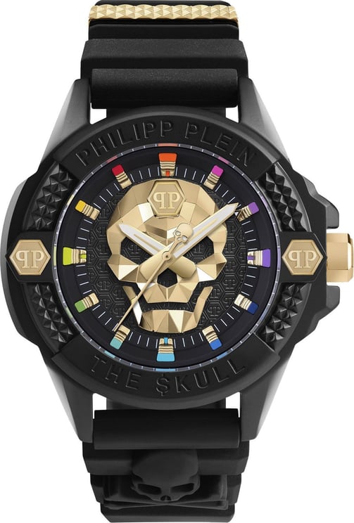 Philipp Plein PWUBA0223 The $kull Ecoceramic horloge Zwart