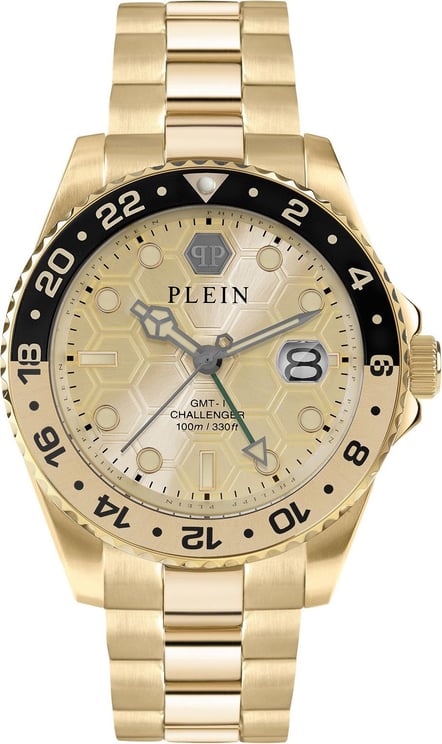 Philipp Plein PWYBA0423 GMT-I Challenger horloge Goud