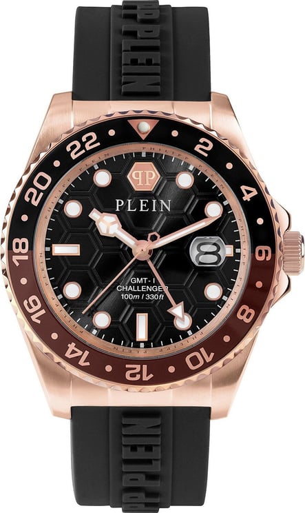 Philipp Plein PWYBA0523 GMT-I Challenger horloge Zwart
