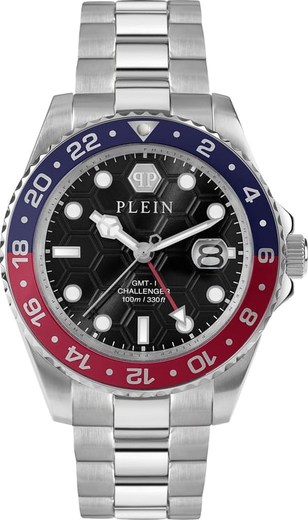 Philipp Plein PWYBA0223 GMT-I Challenger horloge Zwart