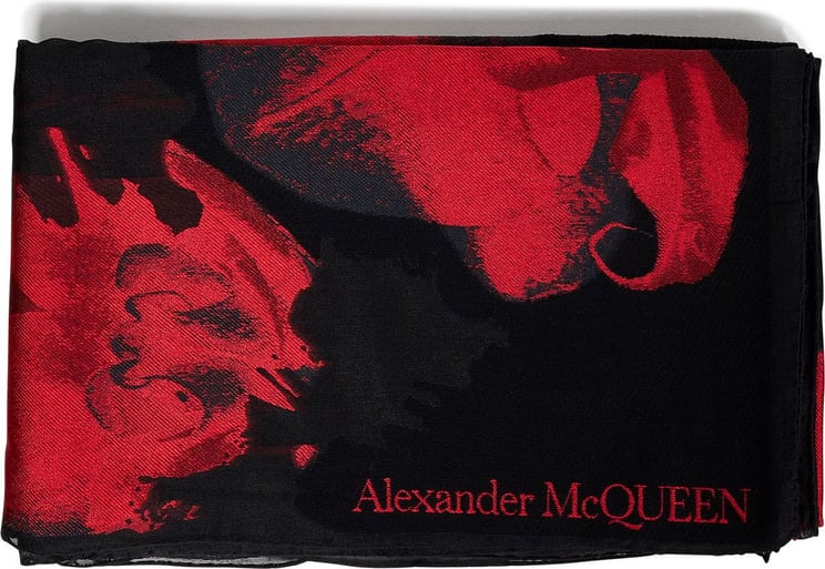Alexander McQueen Alexander Mcqueen Scarfs Black Zwart