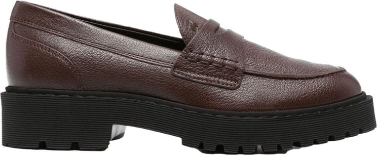 HOGAN Hogan Flat Shoes Brown Zwart