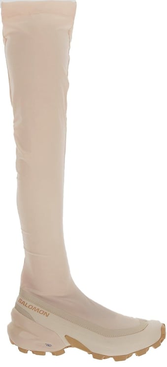 MM6 Maison Margiela Crosswader Lug Knee-Boots Roze