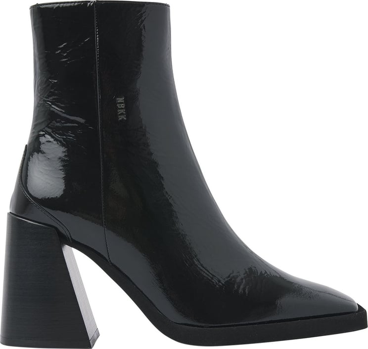 Nubikk Lana Pilar II | Black Patent Ankle Boots for Women Zwart