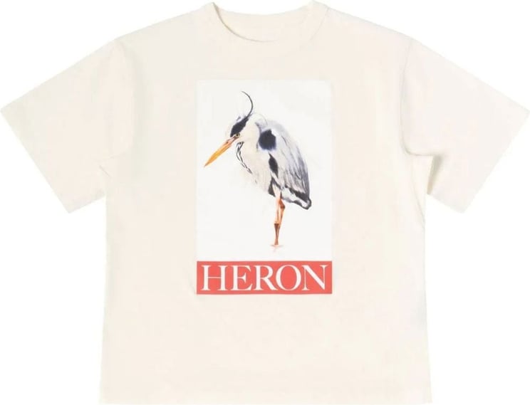 Heron Preston bird-motif logo-print T-Shirt Neutraal
