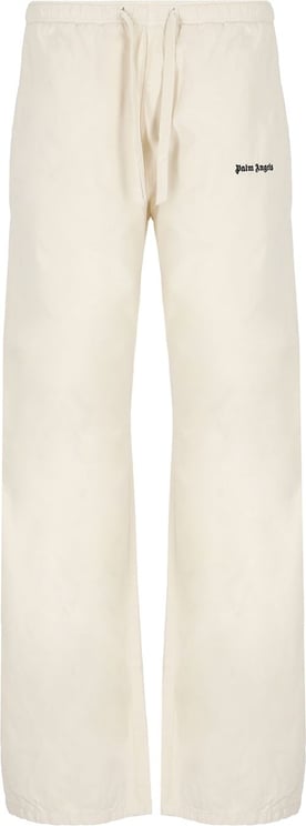 Palm Angels Trousers Ivory Ivory Neutraal