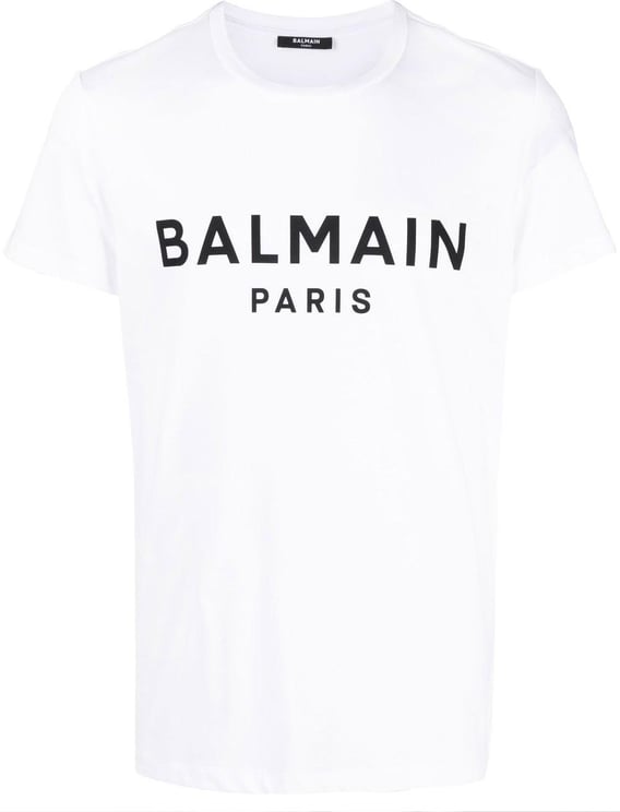 Balmain classic ss t-shirts white Wit