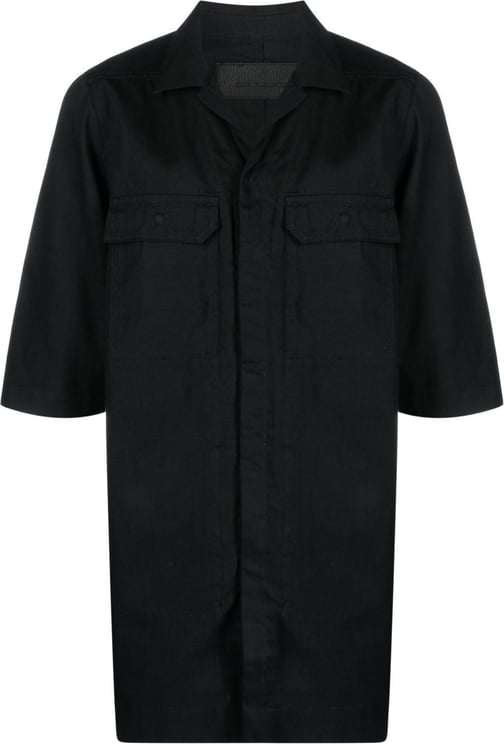 Rick Owens Japanese Denim Shirt Zwart