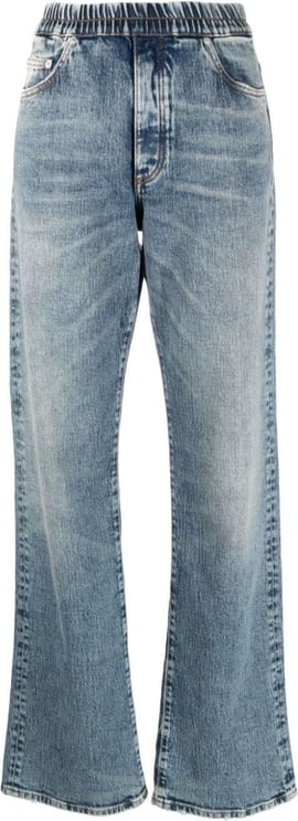 Heron Preston elasticated-waistband jeans Blauw