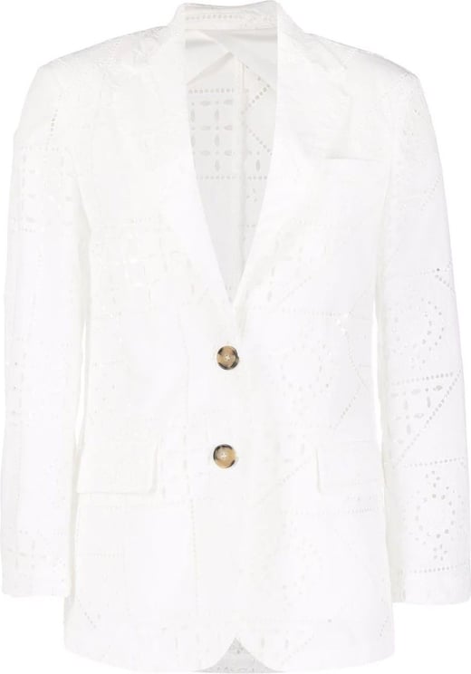 MSGM giacca white Wit