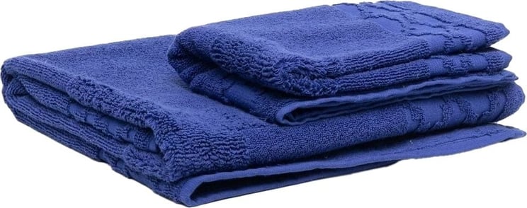 Marcelo Burlon towel set blue Blauw
